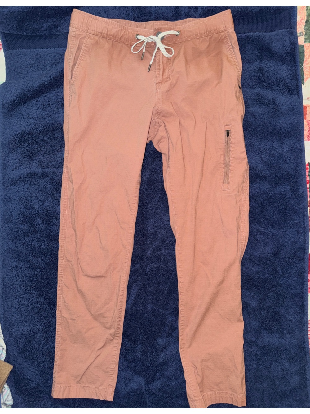 Vuori Ripstop Straight Leg Drawstring Pants - Rust